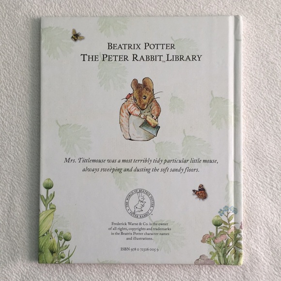 Like New “The Tale of Mrs. Tittlemouse” Hardcover Book by Beatrix Potter - Picture 2 of 14